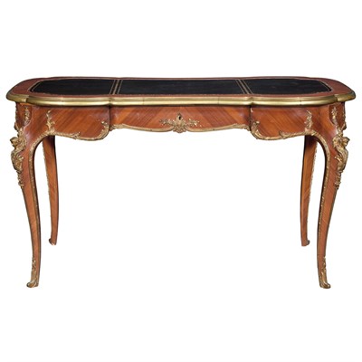 Lot 206 - Louis XV Style Gilt-Metal Mounted Walnut...