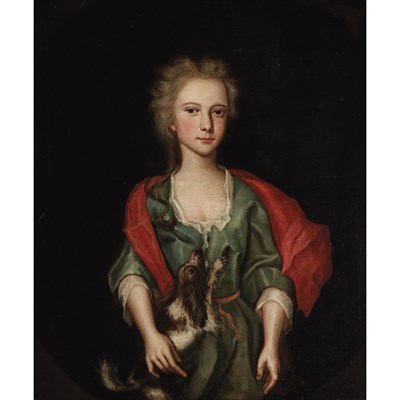 Lot 32 - Anglo-Flemish School 17th/18th Century A Girl...