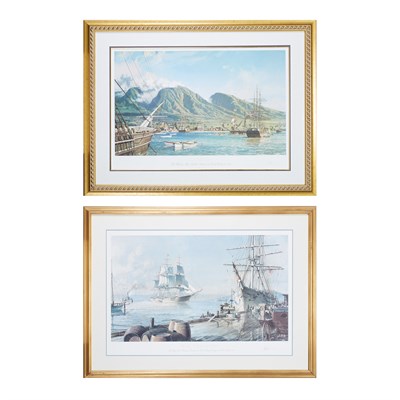 Lot 99 - John Stobart LAHAINA; SAN FRANCISCO Two color...