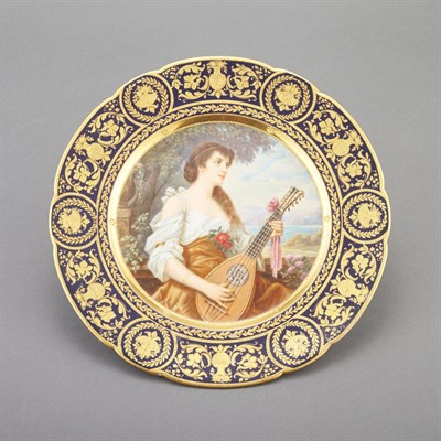 Lot 168 - KPM Gilt and Polychrome Decorated Porcelain...