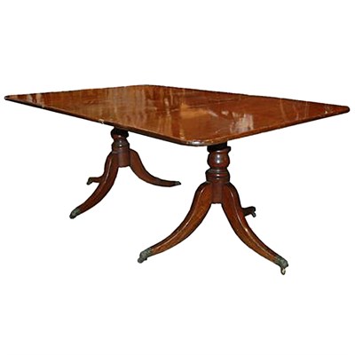 Lot 141 - George III Style Mahogany Double-Pedestal...