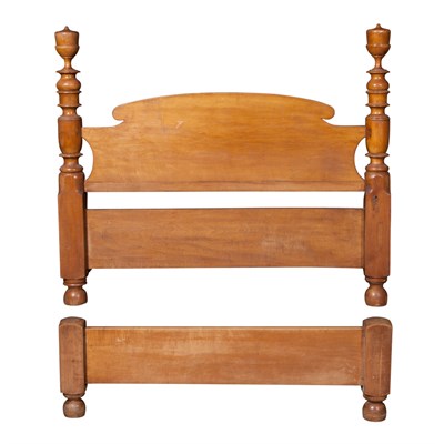 Lot 103 - American Maple Bedstead Height 40 inches,...