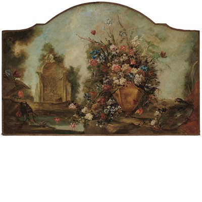 Lot 80 - French School 19th Century Flowers in a...