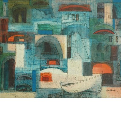 Lot 23 - Eva Fischer Croatian, b. 1920 Il Quartiere...