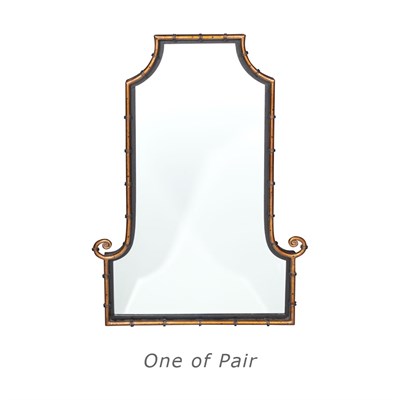 Lot 212 - Pair of Regency Style Gilt-Metal Faux Bamboo...