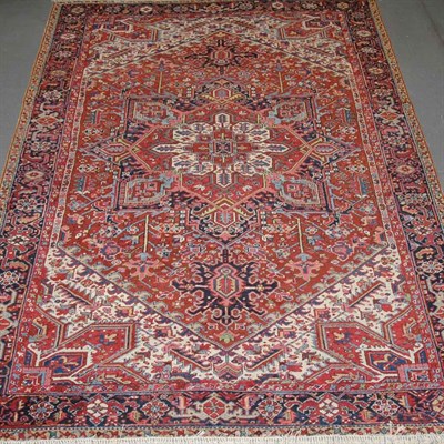 Lot 258 - Heriz Carpet Northwest Persia, circa 1930 The...