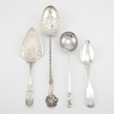 Lot 313 - Miscellaneous Group of Silver Flatware Largely...