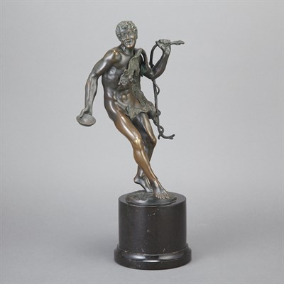 Lot 491 - Bronze Figure of a Satyr After a model by G....