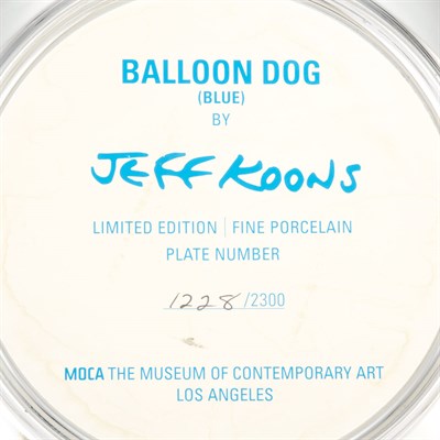 Lot 83 - Jeff Koons (b. 1955) BALLOON DOG (BLUE)...
