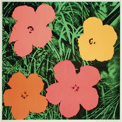 Lot 207 - Andy Warhol FLOWERS (F./S. II.6) Color offset...