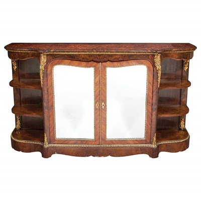 Lot 203 - Napoleon III Gilt-Bronze Mounted Burr-Walnut...