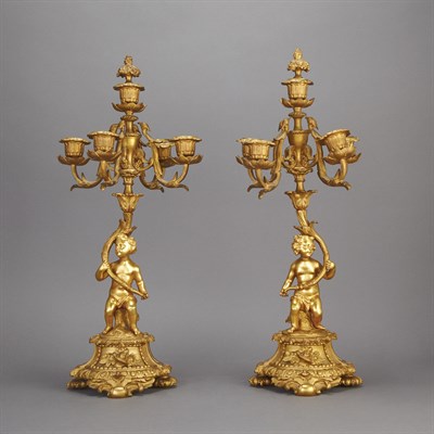 Lot 202 - Pair of Transitional Louis XV/XVI Style...