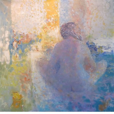 Lot 46 - Bernard Taurelle French, b. 1931 Seated Nude...