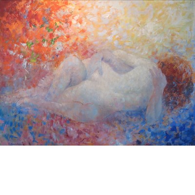 Lot 45 - Bernard Taurelle French, b. 1931 Le Couple...