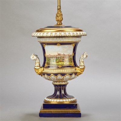 Lot 130 - Continental Gilt and Polychrome Decorated...
