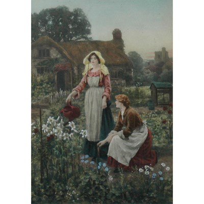 Lot 33 - After Henry John Yeend King Two Women in the...