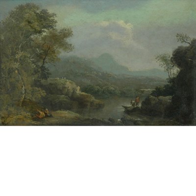 Lot 64 - Dutch School 18th Century Italian Landscape...