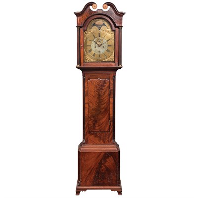 Lot 476 - George III Inlaid Mahogany Longcase Clock...