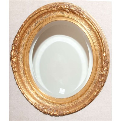 Lot 300 - Victorian Gold Painted Wood Mirror Height 33...