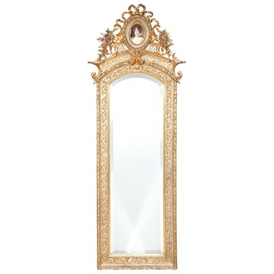 Lot 722 - Louis XVI Style Silvered and Giltwood Pier...