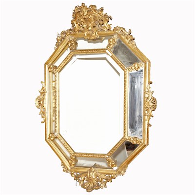 Lot 706 - Transitional Louis XV/XVI Style Giltwood...