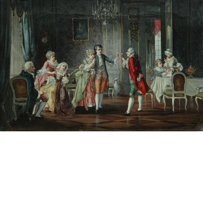 Lot 8 - Edouard Keil French, 19th/20th Century...