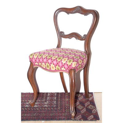 Lot 255 - Two Pairs of Victorian Mahogany Side Chairs