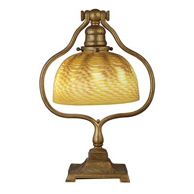 Lot 549 - Tiffany Studios Gilt-Bronze and Favrile Glass...