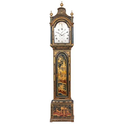 Lot 577 - George II Blue Japanned and Parcel Gilt...