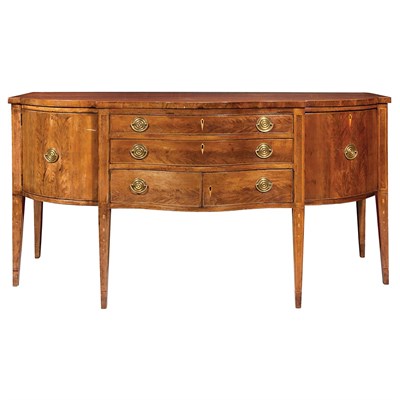 Lot 245 - Federal Inlaid Mahogany Sideboard Early 19th...