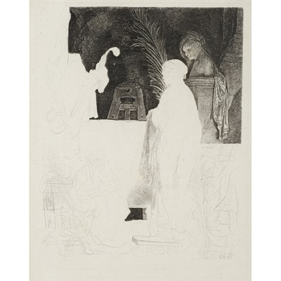 Lot 164 - Rembrandt van Rijn THE ARTIST DRAWING FROM THE...