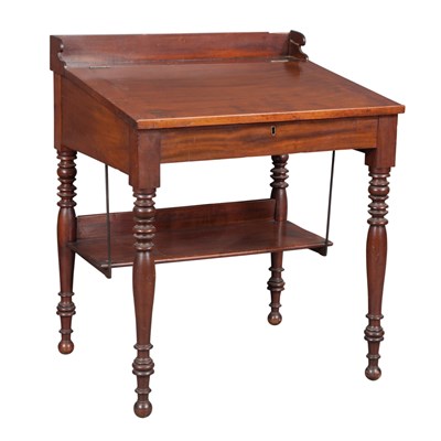 Lot 217 - Classical Mahogany Clerk's Desk Second half of...