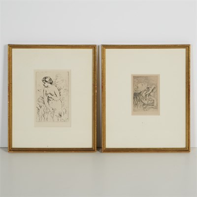 Lot 101 - Pierre-Auguste Renoir LE CHAPEAU EPINGLE;...