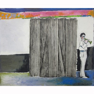 Lot 18 - Bruno Caruso Italian, b. 1927 The Trumpeter...