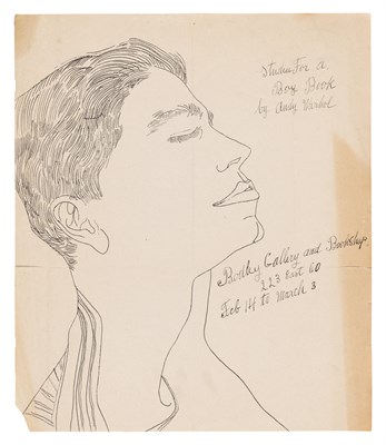 Lot 224 - Andy Warhol (1928-1987) STUDIES FOR A BOY BOOK...