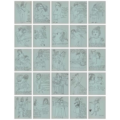 Lot 201 - Andy Warhol LOVE IS A PINK CAKE...