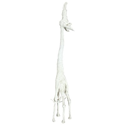 Lot 117 - + Painted Composition Figure of a Giraffe...