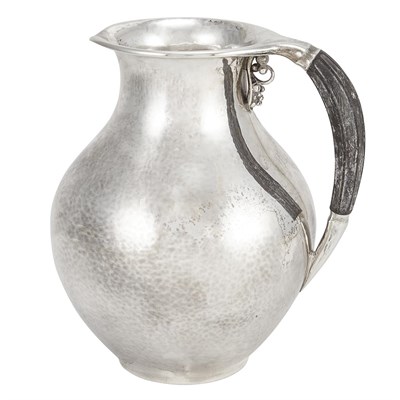 Lot 392 - Georg Jensen Sterling Silver Water Pitcher...