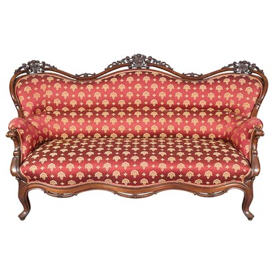 Lot 566 - Rococo Revival Carved Mahogany Salon Suite...