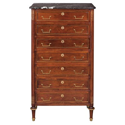 Lot 500 - Louis XVI Style Brass Mounted Kingwood...