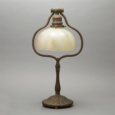 Lot 553 - Tiffany Studios Gilt-Bronze and Favrile Glass...