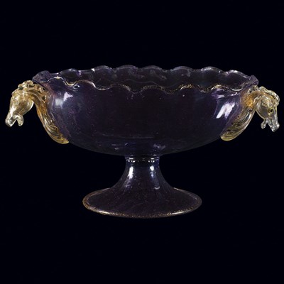 Lot 654 - Salviati Glass Center Bowl Late 19th/early...