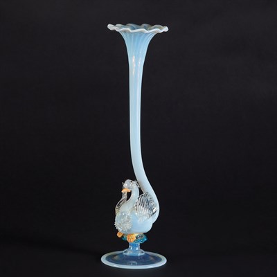Lot 658 - Salviati Opalescent Glass Bud Vase Late...