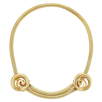 Lot 59 - Gold Snake Chain Necklace