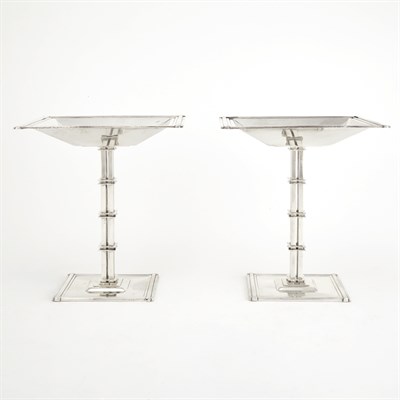 Lot 364 - Pair of Reed & Barton Sterling Silver Tazzas...