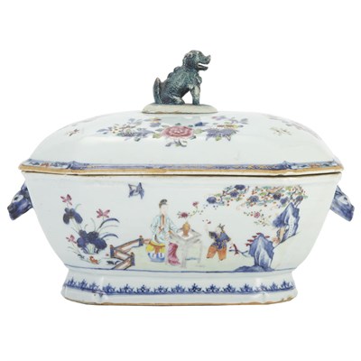 Lot 579 - Chinese Famille Rose Export Porcelain Covered...
