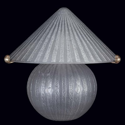Lot 642 - Daum Art Deco Acid Etched Glass Lamp Circa...