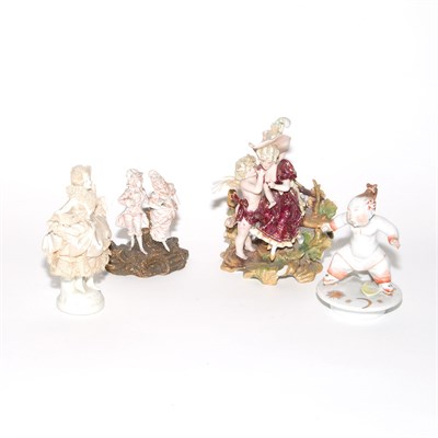 Lot 181 - Group of Eighteen Porcelain Figures Height of...