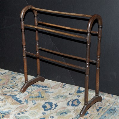 Lot 106 - Stained Wood Blanket Rack