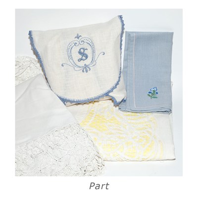 Lot 110 - Two Boxes of Table Linens